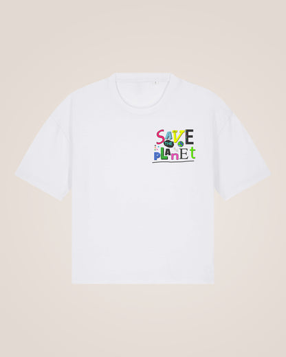 SAVE THE PLANET - Women Boxy T-Shirt
