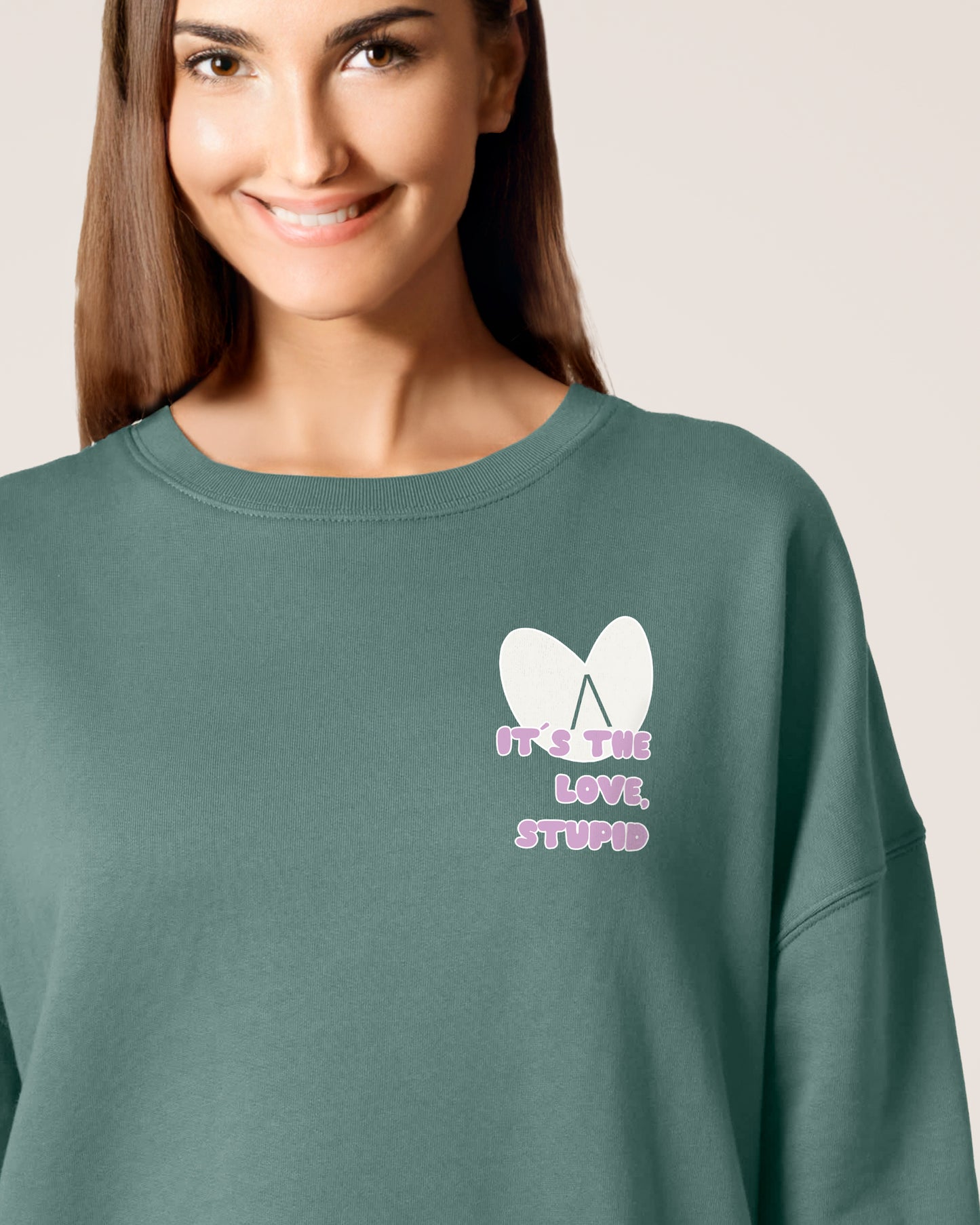 IT´S THE LOVE, STUPID - Relaxed Fit Sweatshirt