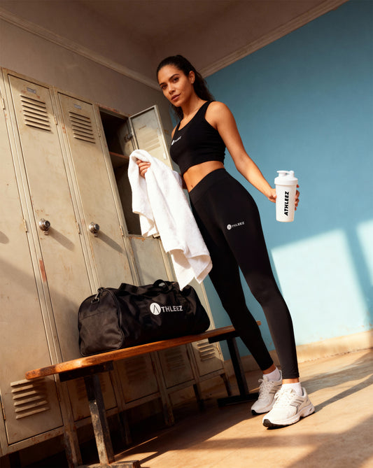 2er-Set Frauen SIGNATURE Activewear - Crop Top & Leggings