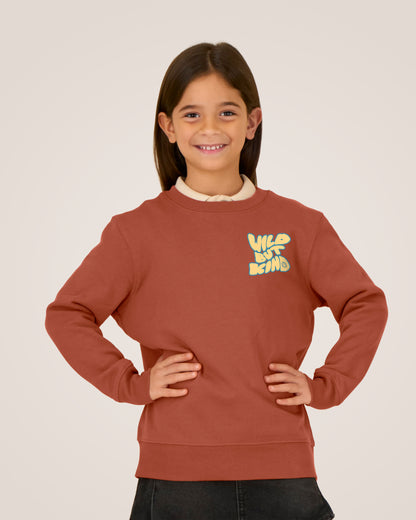 WILD BUT KIND - Relaxed Kids Sweatshirt